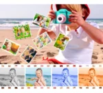 Mini Cámara De Fotos Digital Recargable Infantil Compacta - Image 14