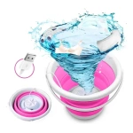 Mini balde lavarropas USB portátil y plegable - Image 15