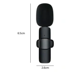 Mini Microfono Corbatero Inalambrico iPhone Lightning - F1 - Imagen 3