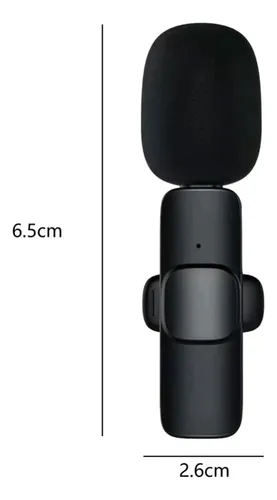 Mini Microfono Corbatero Inalambrico iPhone Lightning - F1 - Imagen 3