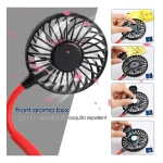 Mini ventilador portatil con pinza y luz recargable gi-200 - Image 15