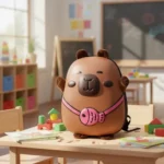 Mochila escolar diseño capibara tapa dura 26392