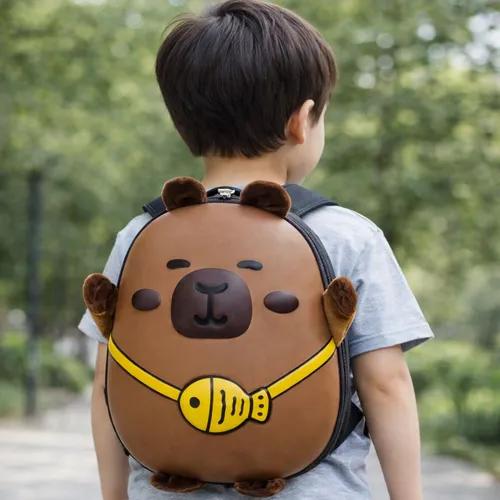 Mochila escolar diseño capibara tapa dura 26392 - Image 8