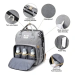 Mochila maternal con cuna y cambiador B4232 - Imagen 3