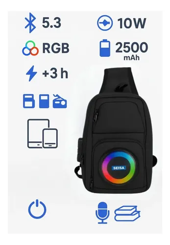 Mochila con parlante bluetooth Ch-m819 - Image 4