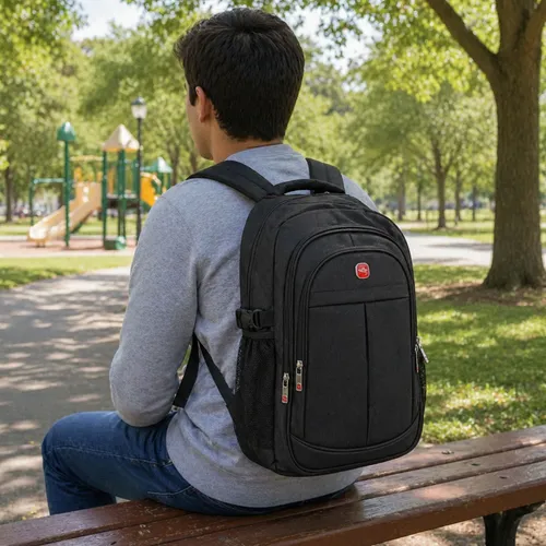 Mochila Urbana Poliéster Compartimiento Notebook 50018 - Image 10