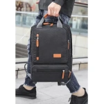 Mochila Urbana Reforzada Bolsillos Internos Porta Notebook - Imagen 3