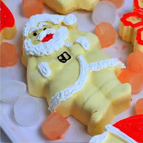 Molde de silicona navideño con forma de Papá Noel - Image 2