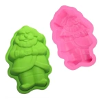 Molde de silicona navideño con forma de Papá Noel - Image 5