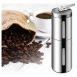 Molinillo Cafe Manual Grano Moledor Triturador Acero Inoxida – vista lateral