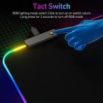 Mousepad rgb gaming 80x30 cm táctil antideslizante gamer - Image 17