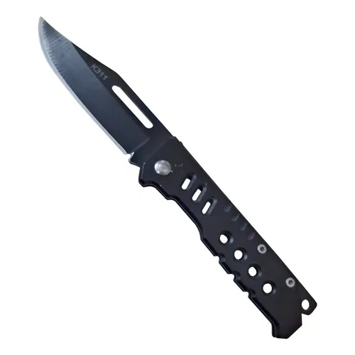 Navaja Cuchillo Caza Pesca Plegable Retractil Manual Ch3155 – imagen de uso