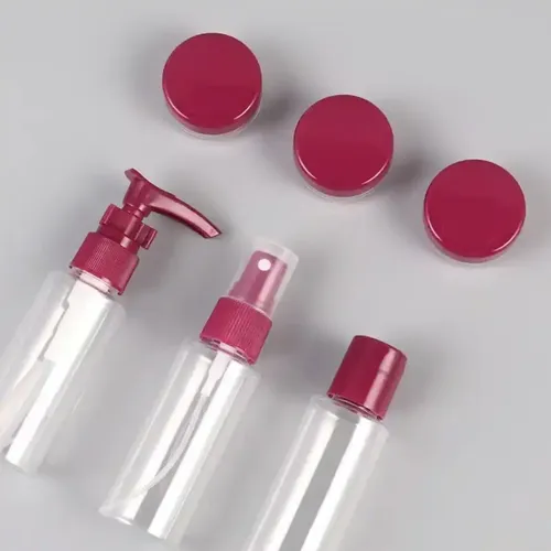 Neceser set de frascos cuidado personal para viaje Qq289 - Image 25