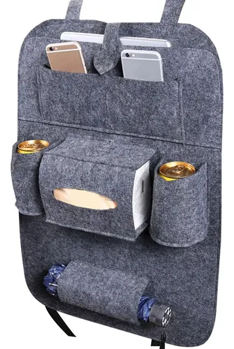 Organizador De Asiento Para Auto  Porta Objetos  Botellas - Image 9