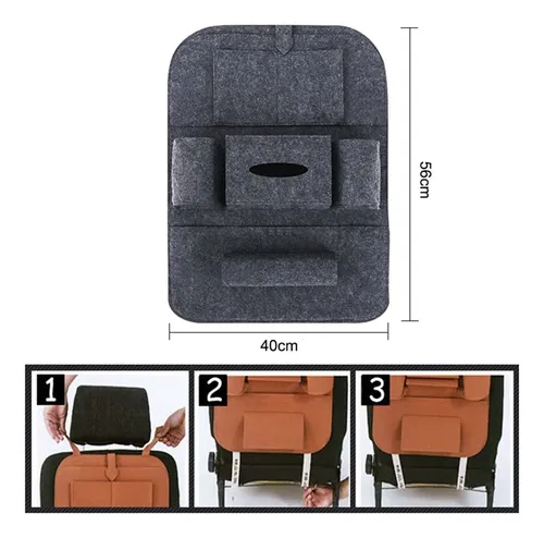 Organizador De Asiento Para Auto  Porta Objetos  Botellas - Image 10