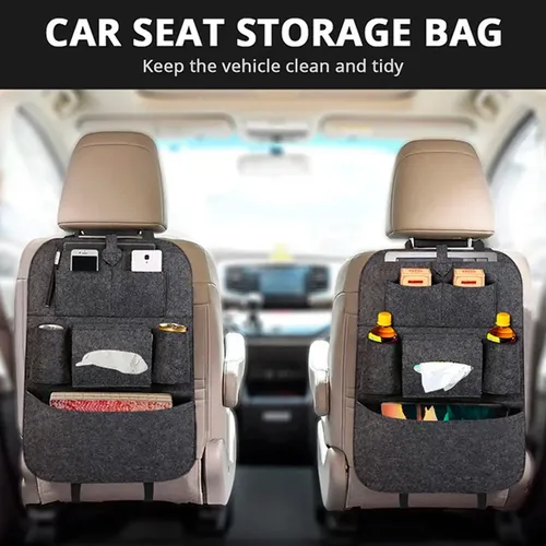 Organizador De Asiento Para Auto  Porta Objetos  Botellas - Image 12