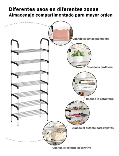 Organizador estante de zapatos con 7 niveles P817 - Image 9