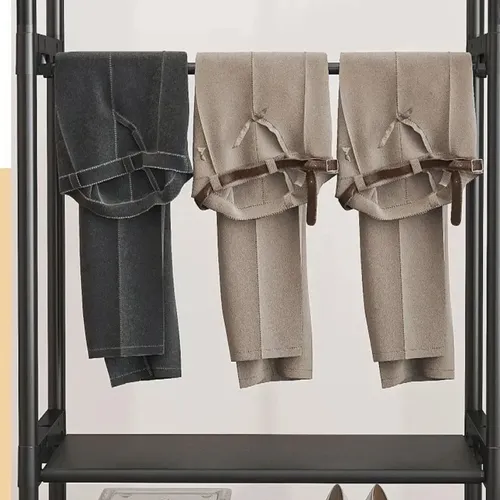 Organizador perchero de ropa y zapatos con 3 niveles Lbj2 - Image 4