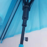 Pack X12 Paraguas Argentina 90 Cm. Mango Curvo 1586 Celeste Y Blanco - Image 3