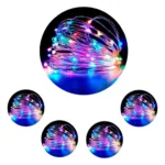 Pack X5 tira alambre luces LED 3 metros - Image 2