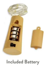 Pack X6 tapón alambre luces LED para botella - Imagen 5