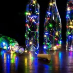 Pack X6 tapón alambre luces LED para botella - Imagen 4