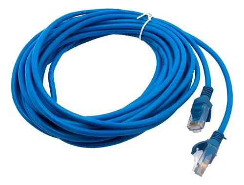 Pack X 10 cable de red 5 metros azul Cat.5e Rj45 - Image 4