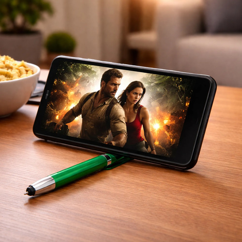 Pack X 10 Lapicera Tactil 3 En 1 Con Ranura Soporte Celular - Image 3