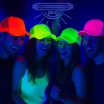 Pack X 12 gorras flúor para fiestas y cotillón 60643 - Imagen 5