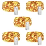 Pack X 5 tiras alambres luces LED