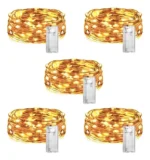 Pack X 5 tiras alambres luces LED