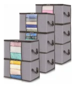Pack X 6 cajas organizadoras de ropa plegable 50 Lts Bz6799 - Imagen 4