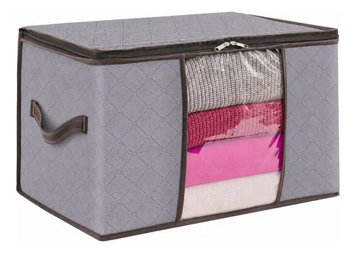 Pack X 6 cajas organizadoras de ropa plegable 50 Lts Bz6799 - Imagen 3