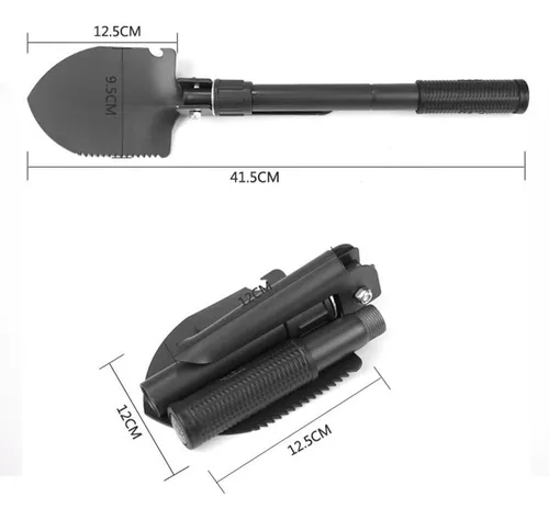 Pala plegable con estuche y brújula - Image 5