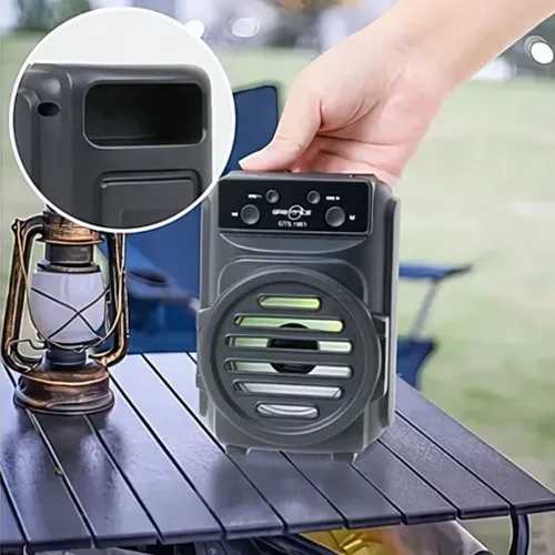 Parlante Portatil Inalambrico Bluetooth Luces Led Gts-1360 - Image 7