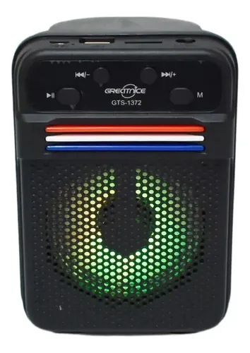 Parlante Portatil Inalambrico Bluetooth Luces Led Gts-1360 - Image 2