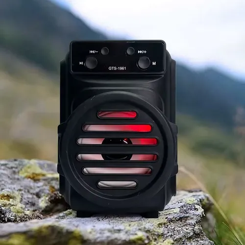 Parlante Portatil Inalambrico Bluetooth Luces Led Gts-1360 - Image 6