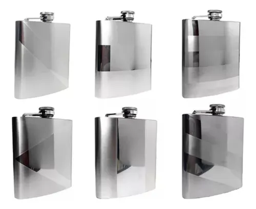 Petaca Whisky Acero Inoxidable 200 Cc Con Tapa Rosca Tragos - Image 7