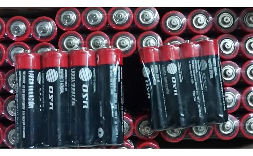 Pilas doble AA carbon zinc caja X 60 unidades 1.5 V - Imagen 2