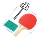 Ping Pong 2 Paletas + 3 Pelotas + Red + 2 Soportes - Imagen 4