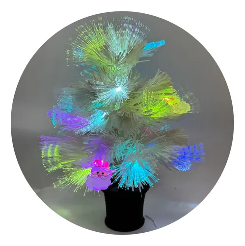 Pino árbol de navidad de mesa fibra óptica led rgb 24056 - Image 6