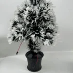Pino árbol de navidad nevado y fibra óptica led 24057-2 - Image 3