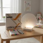 Pizarra mágica circular luminosa LED - Image 5