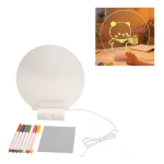 Pizarra mágica circular luminosa LED - Image 2