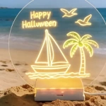 Pizarra mágica circular luminosa LED - Image 4