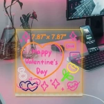 Pizarra mágica acrílica luminosa 15x15 cm luz LED Usb - Image 5