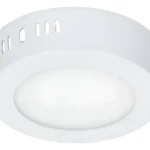 Panel plafon Led redondo 6w exterior blanco frío