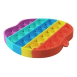 Pop It Burbujas De Silicona Fidget Anti Relaja Arcoiris - Image 3