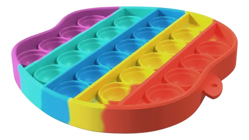 Pop It Burbujas De Silicona Fidget Anti Relaja Arcoiris - Image 3