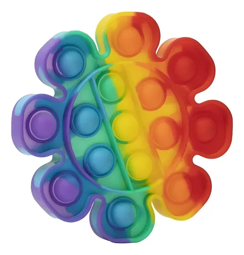 Pop It Burbujas De Silicona Fidget Anti Relaja Arcoiris - Image 9